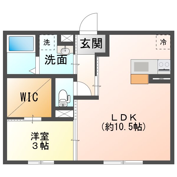 コンフォース　コート　Bの間取り