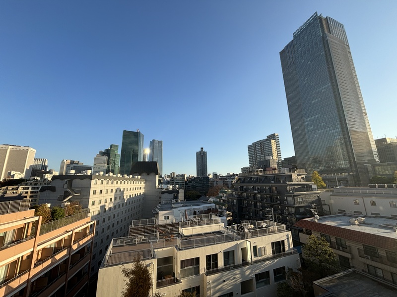 【港区赤坂のマンションの眺望】