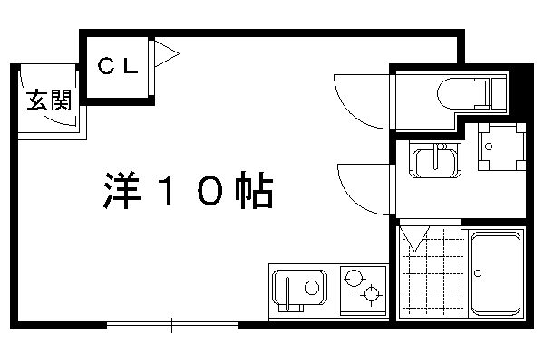 エムコート衣笠の間取り