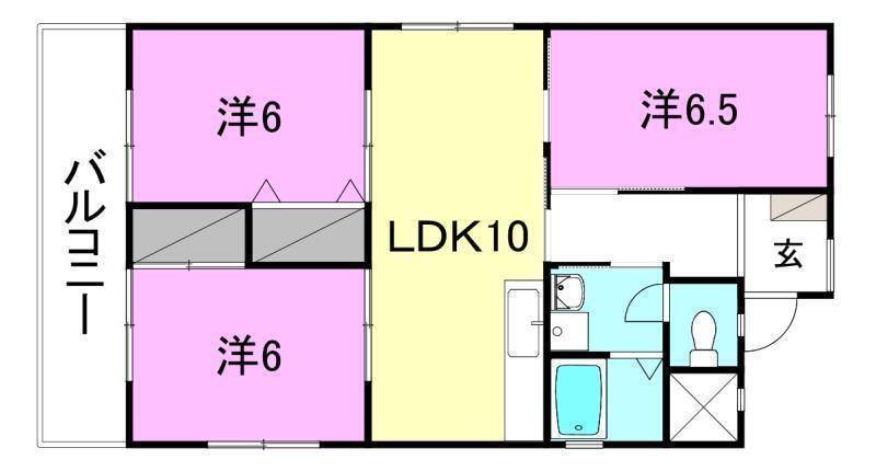 第２日興マンションの間取り