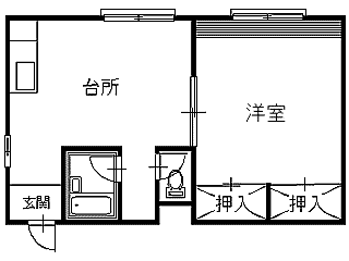 【共栄ハイツの間取り】