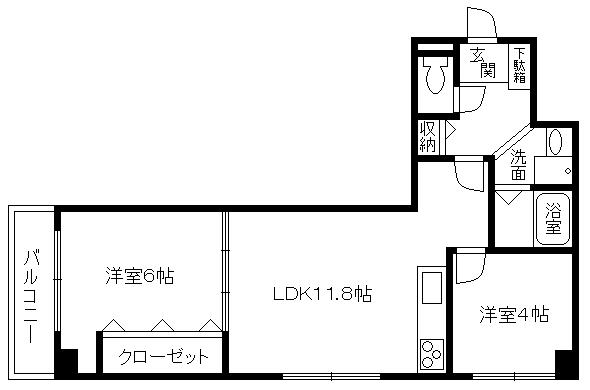 グランドシャトー西丸山の間取り