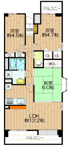 チサンマンション東鷲宮の間取り