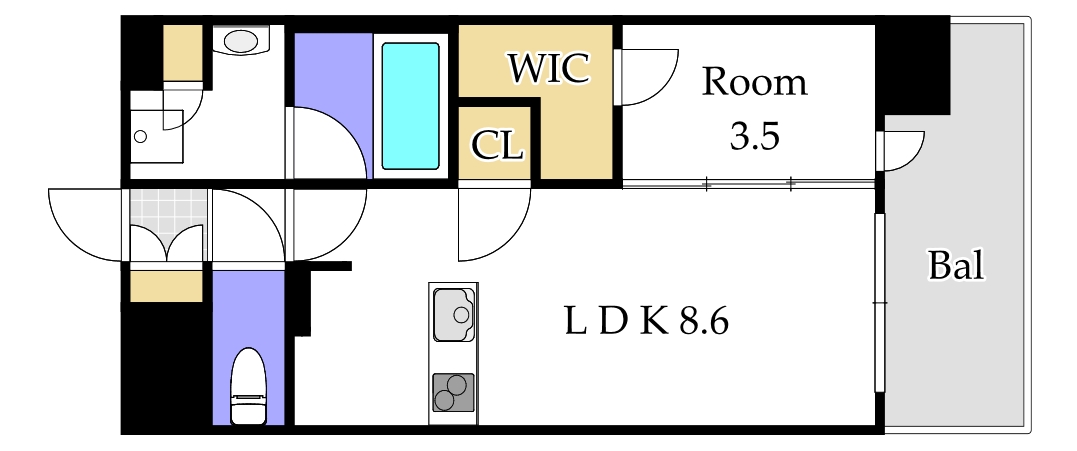 ルミナス磨屋町_間取り_0