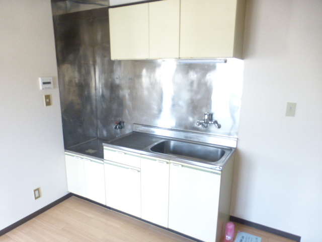 キッチン　2口ガスコンロ設置可　キッチン