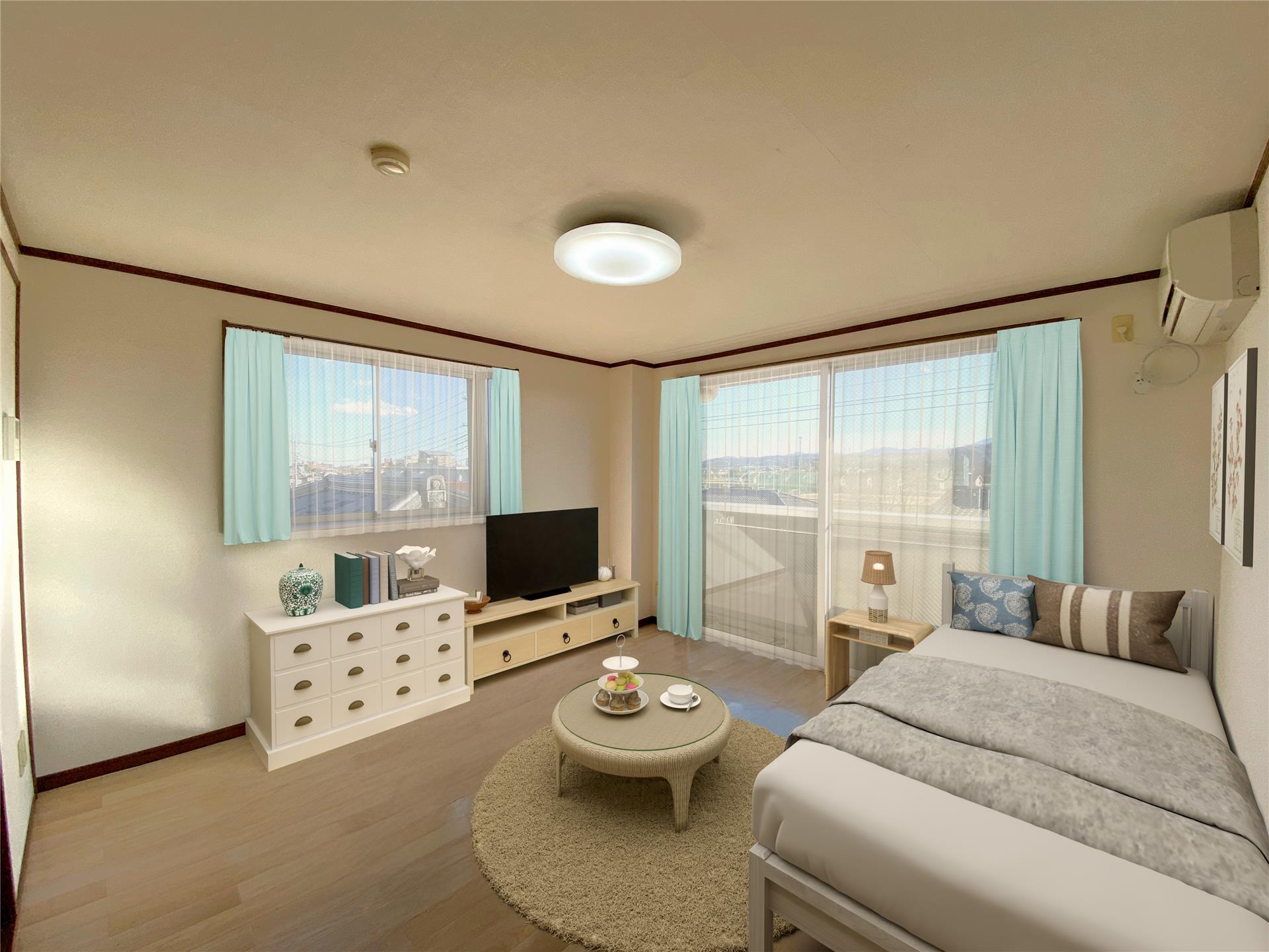 居室・リビング　※CG家具・家電。現状優先。