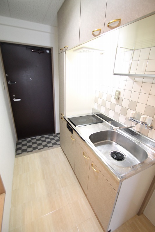 キッチン　フラット２口コンロ