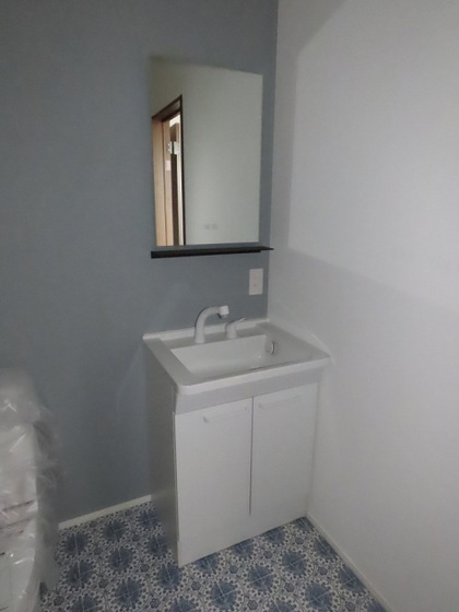 洗面設備　他号室のお写真です