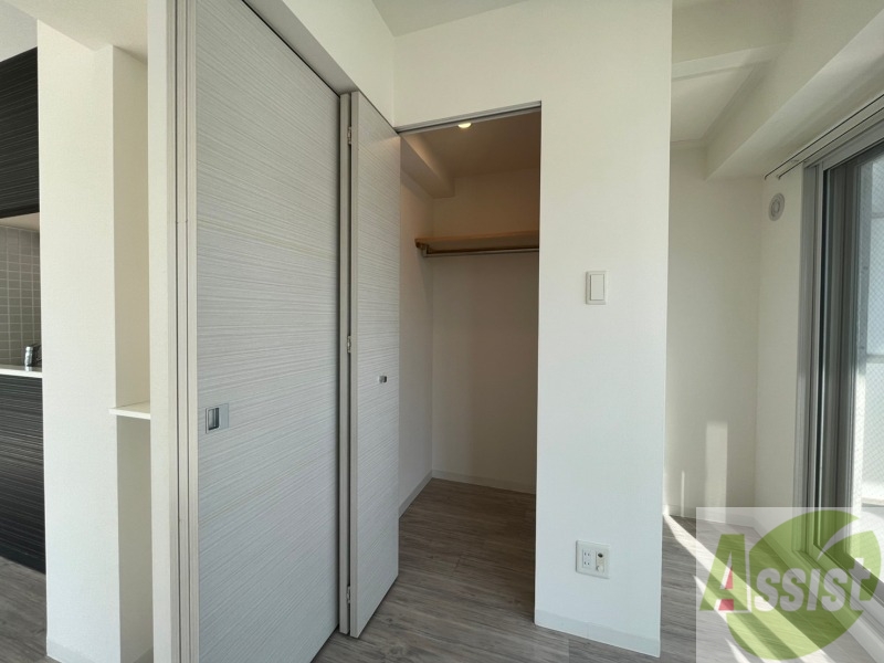 収納　クローゼットがありました。お洋服や荷物はここへ！