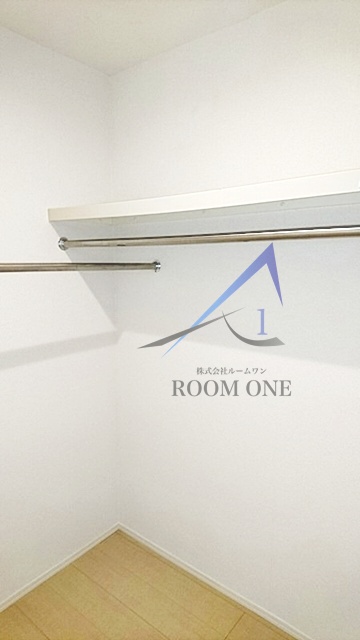 収納　ウォークインクローゼットです。