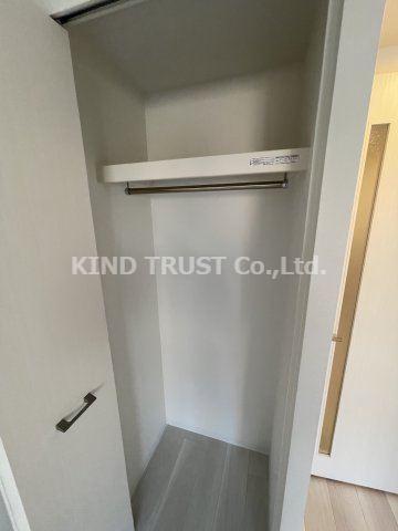 収納　たっぷりとした収納スペースです