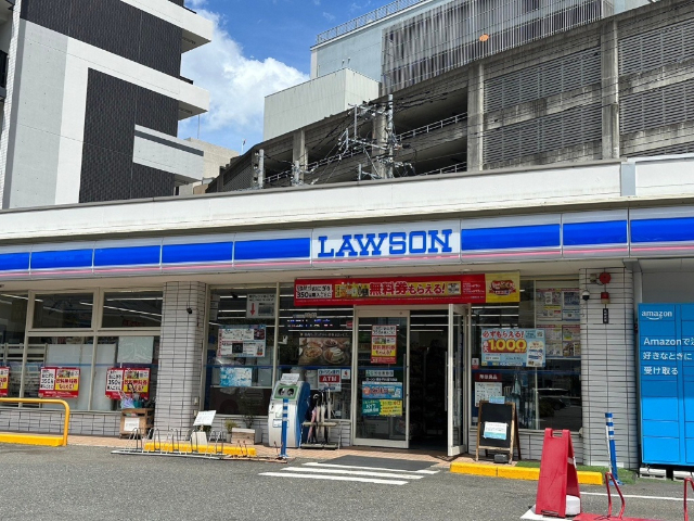 コンビニ　ローソン博多千代四丁目店（コンビニ）まで199m