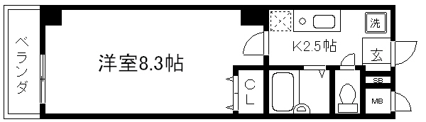 GLORIOUS kyotoの間取り写真
