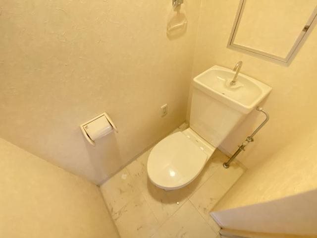大阪モノレール彩都線 豊川駅 徒歩13分 4階建 築38年のトイレ写真