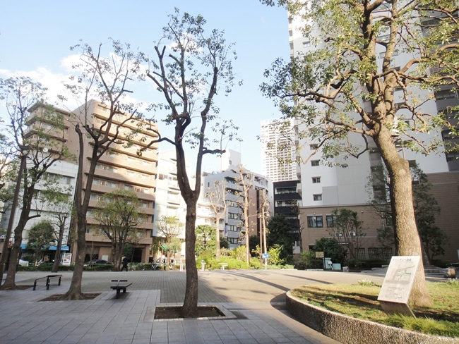 公園　トリニティ芝浦緑地（公園）まで104m