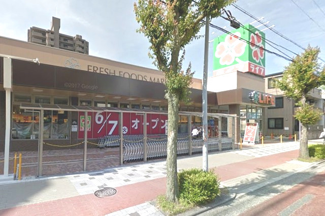 スーパー　ライフ　旭大宮店（スーパー）まで474m