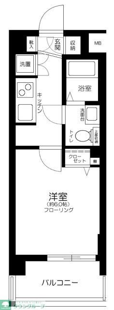 ステージグランデ三軒茶屋アジールコートの間取り写真