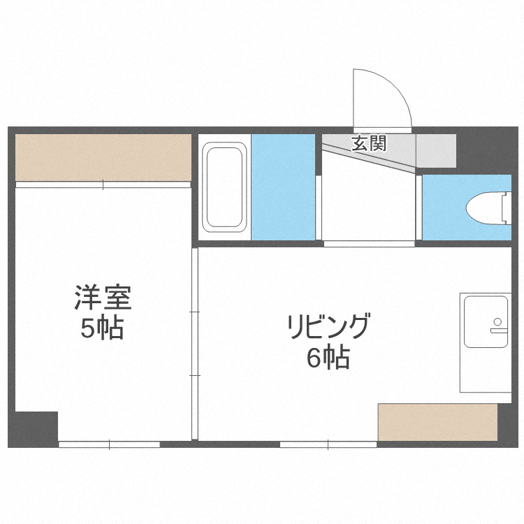 藤井ビル北14条の間取り写真