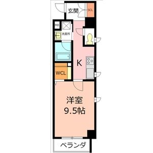 地下鉄東山線 名古屋駅 徒歩10分 8階建 築11年の間取り写真