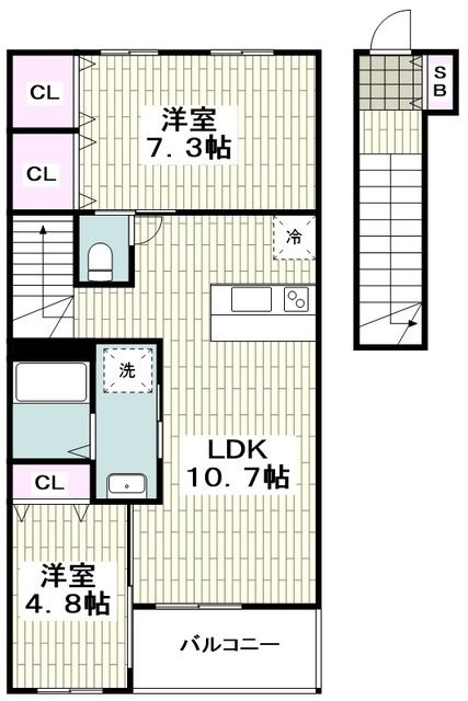 Altamoda横濱の間取り写真