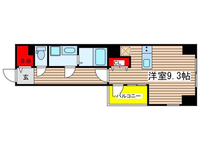 エイペックス名古屋鶴舞公園前の間取り写真