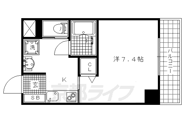 BelleVille千本今出川の間取り写真