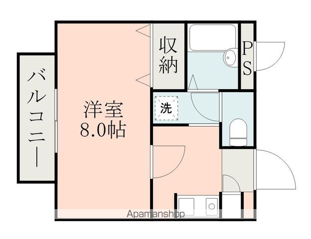 熊本市電健軍線 健軍町駅 徒歩25分 2階建 築29年の間取り写真
