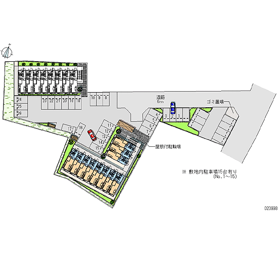 駐車場　配置図