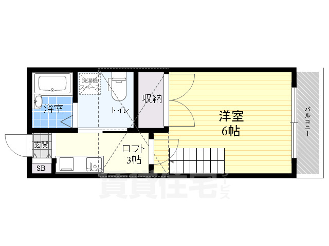 テニスヴィレッジ2の間取り