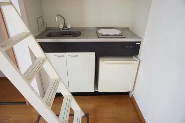 キッチン　１口コンロ設置済！お引越し後すぐにお料理できます☆