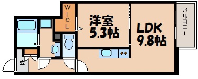 広島県安芸郡熊野町中溝４（アパート）の賃貸物件の間取り