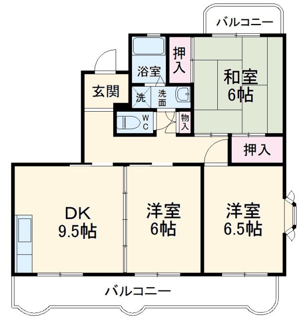 静岡県焼津市焼津６（マンション）の賃貸物件の間取り