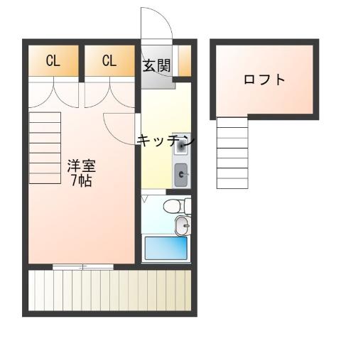 レオパレスツモリの間取り