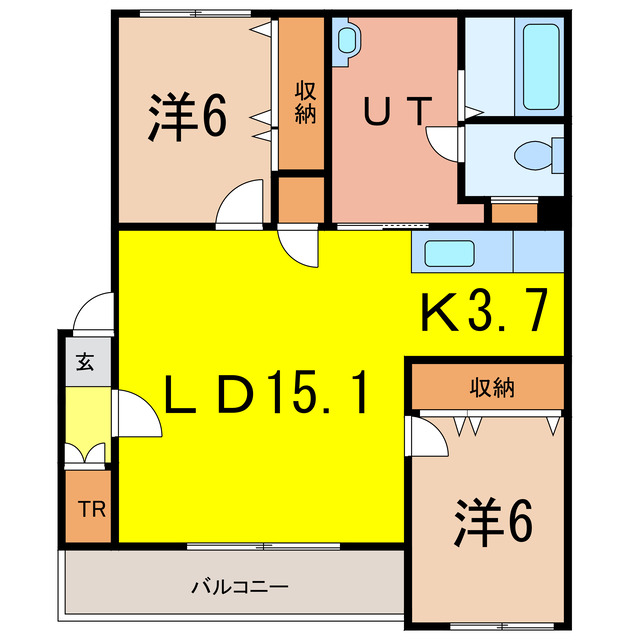 グランデ17の間取り