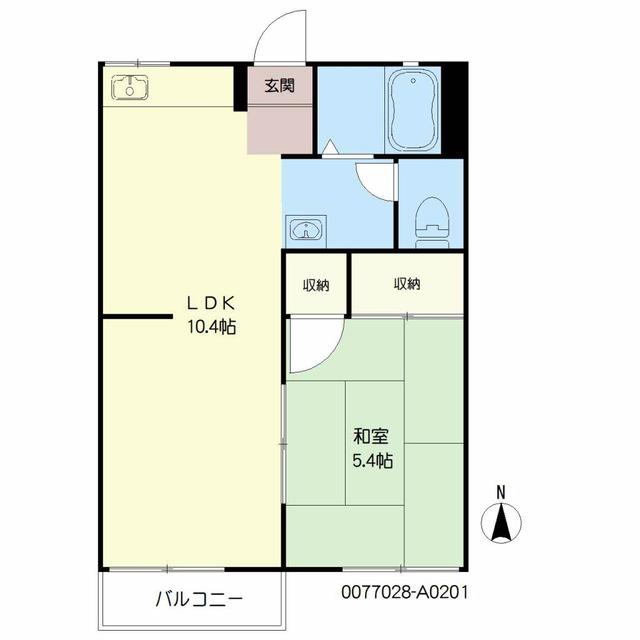 財光寺サイセリヤ　Ａ棟の間取り