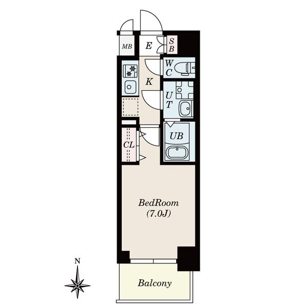 Ｓ－ＲＥＳＩＤＥＮＣＥ名駅ＮｏｒｔｈIIの間取り