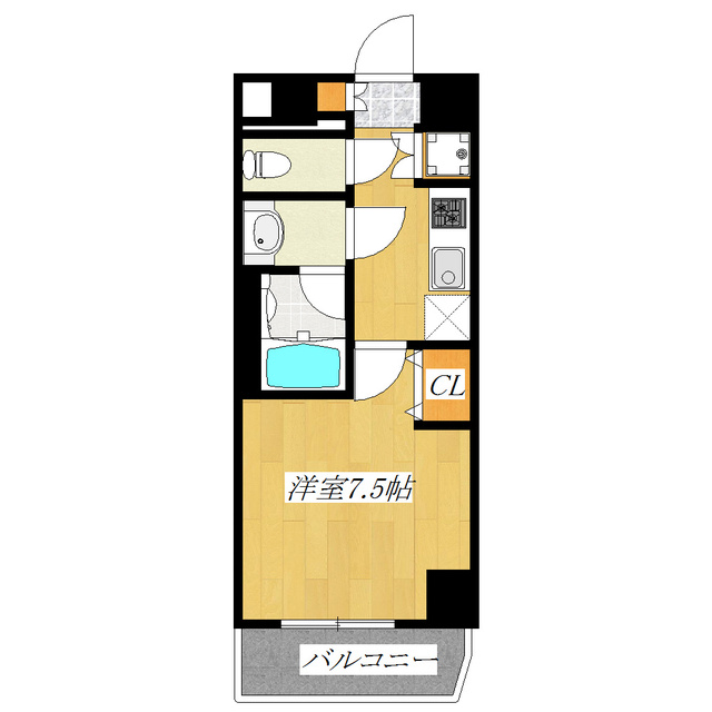 ラフィスタ尾久駅前の間取り