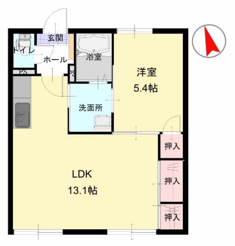 フレグランス桜木の間取り