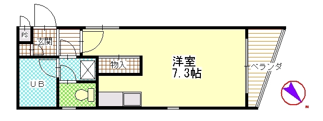 ピュア三軒茶屋の間取り