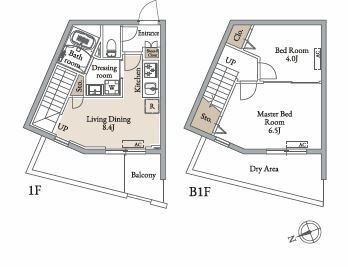 練馬区中村のマンションの間取り