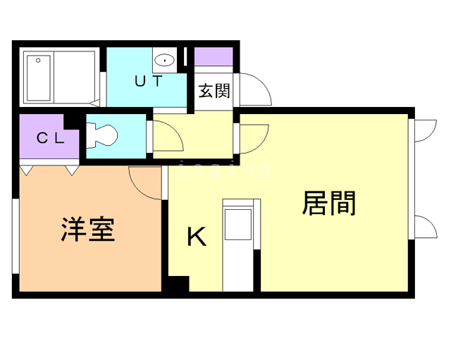 パナハイツドリームＡの間取り