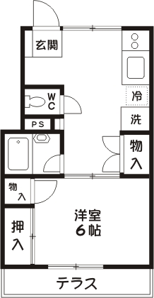 相模原市南区相南のマンションの間取り