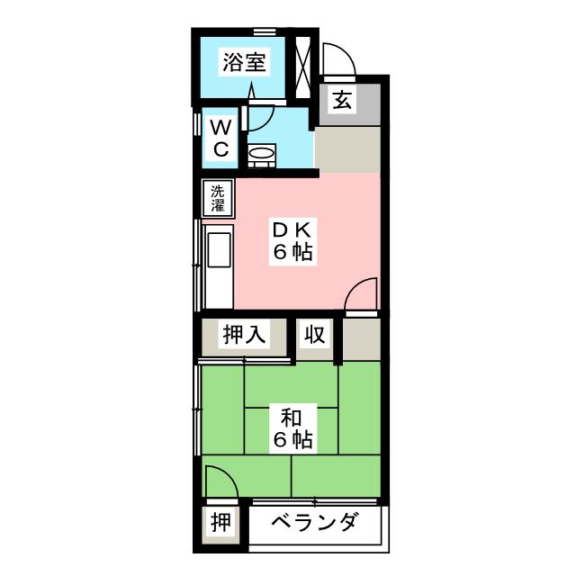 メゾンミズホの間取り