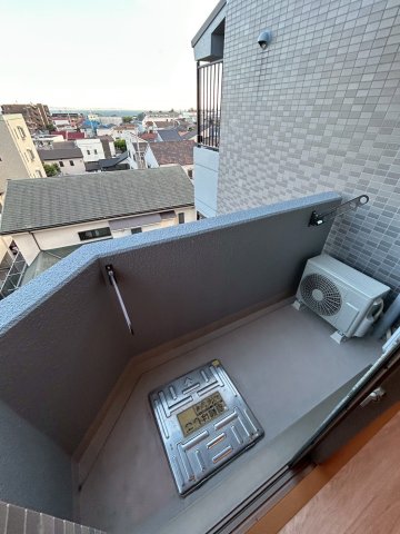 バルコニー　広々としたバルコニーです