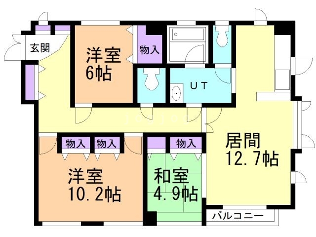 ザ・ガーデンＹａｍａｎｏｔｅの間取り