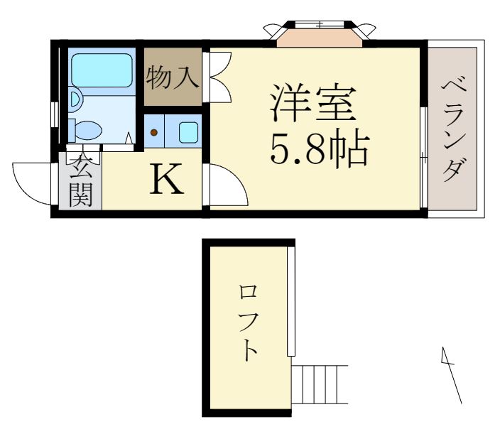 パレス島橋の間取り