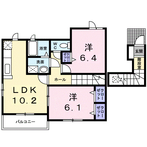 アールト　Ｂ棟の間取り