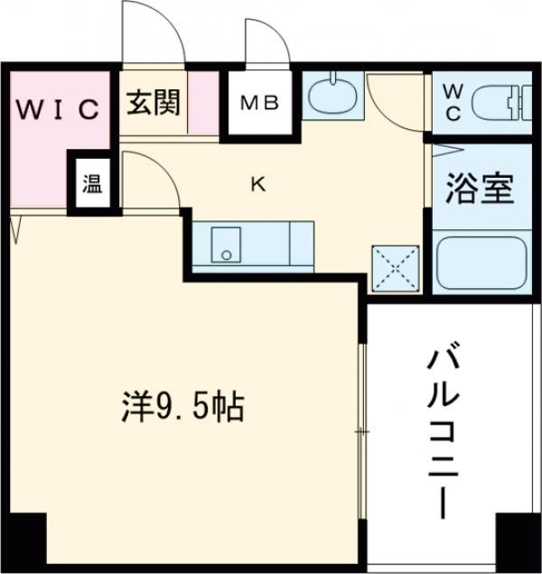 堺市堺区市之町西のマンションの間取り