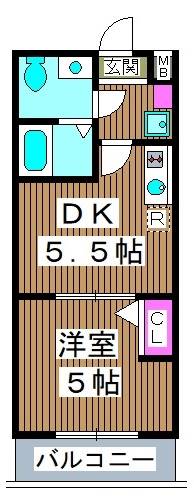 ベルシード板橋蓮根アンベリールの間取り