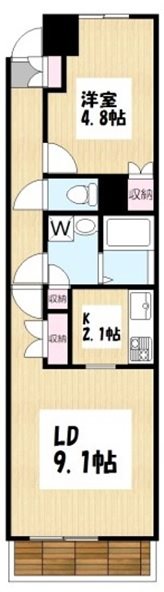 世田谷区代田のマンションの間取り